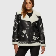 embroidered sheepskin jacket