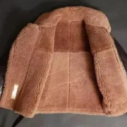 faux sheepskin flying jacket