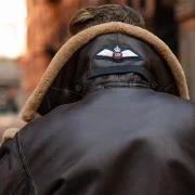 flight jacket shearling