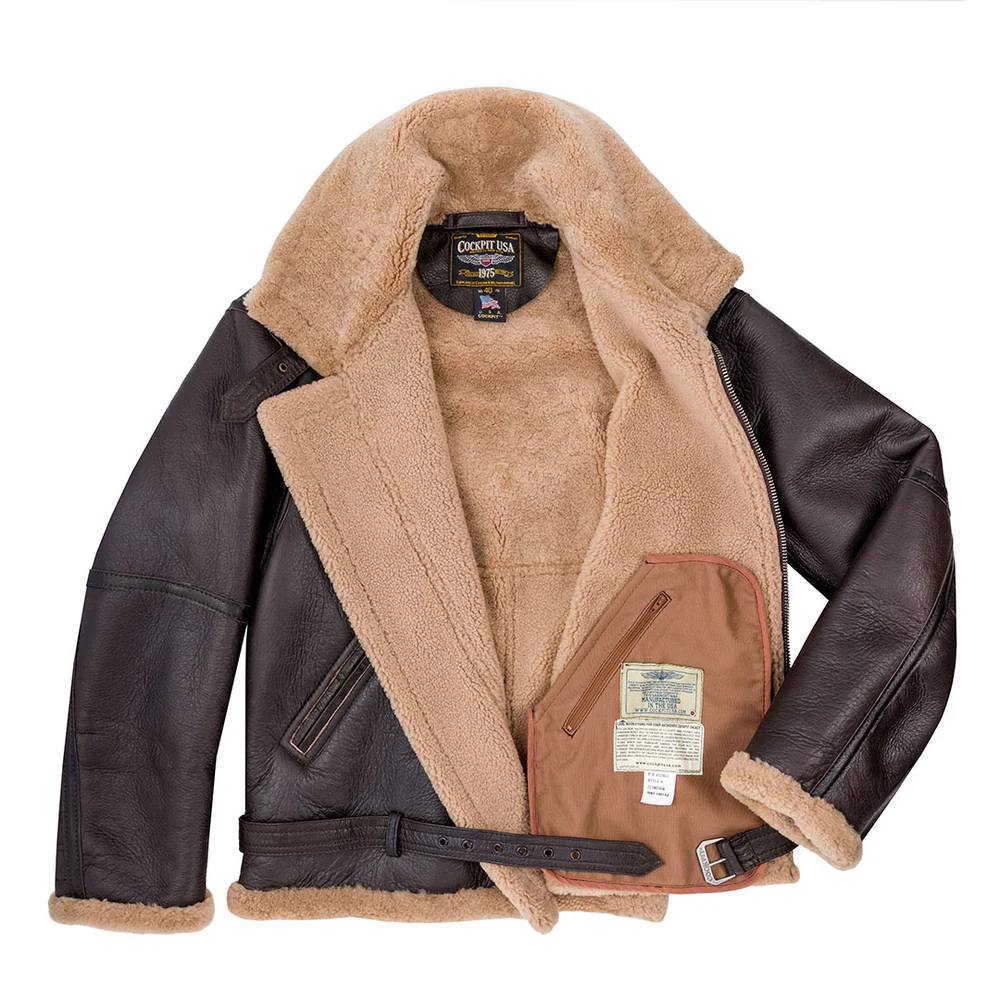 flight jacket shearling