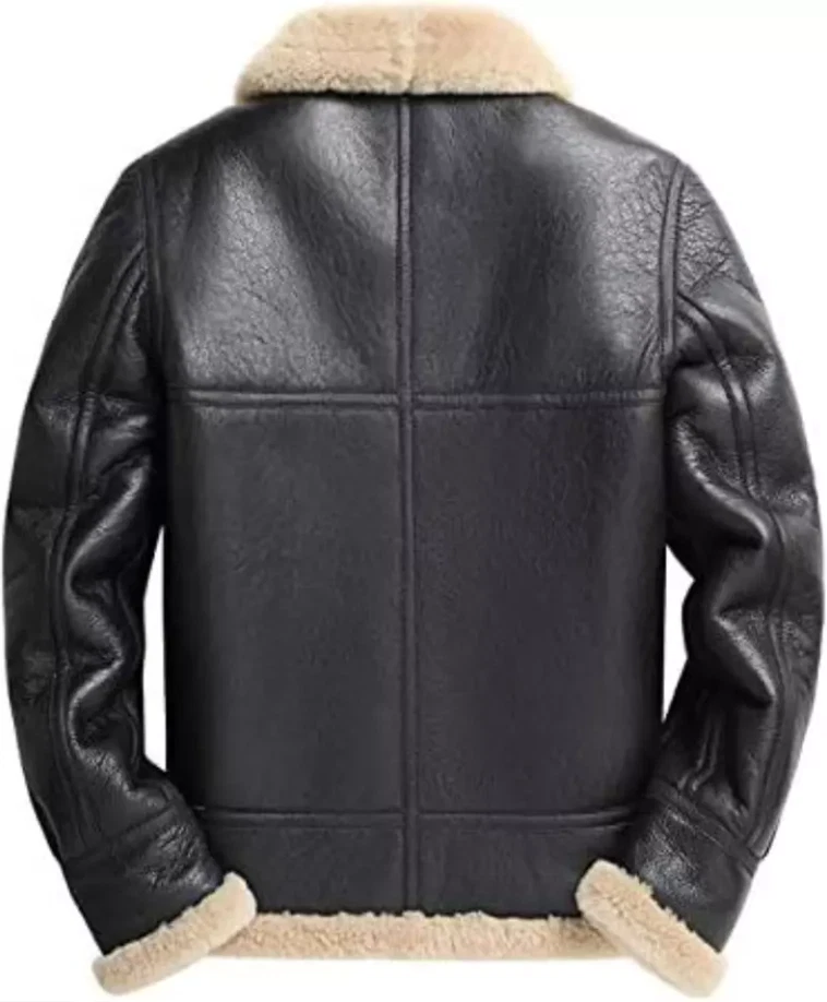 Black Sheepskin Leather Jackets