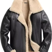 Black Sheepskin Leather Jackets