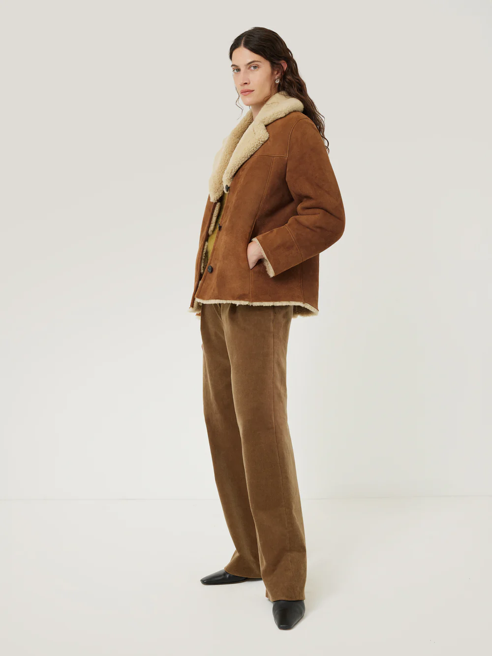Jigsaw Sheepskin Jacket
