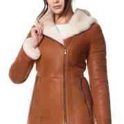 ladies classic sheepskin jacket