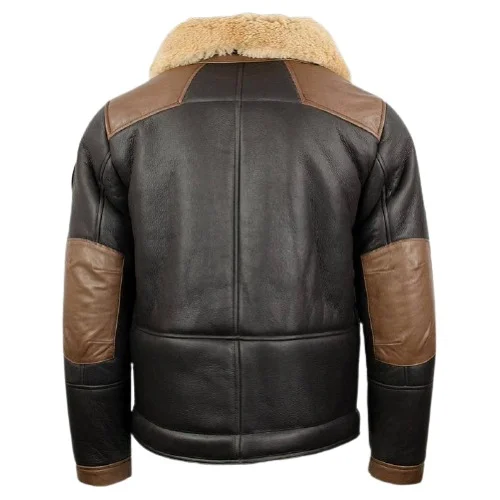 Leather Jacket Lined with Sheepskin