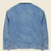 levi sheepskin denim jacket