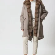 loro piana sheepskin coat