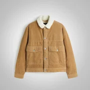 mens corduroy sheepskin jacket