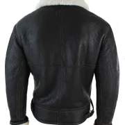 mens leather jacket with sheepskin lining