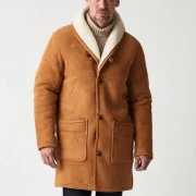 men's marlboro sheepskin coat