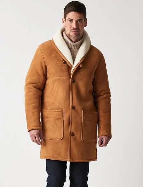 men’s marlboro sheepskin coat