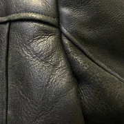 mens sheepskin biker jacket