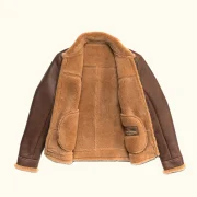 Mens Sheepskin Shearling Jacke