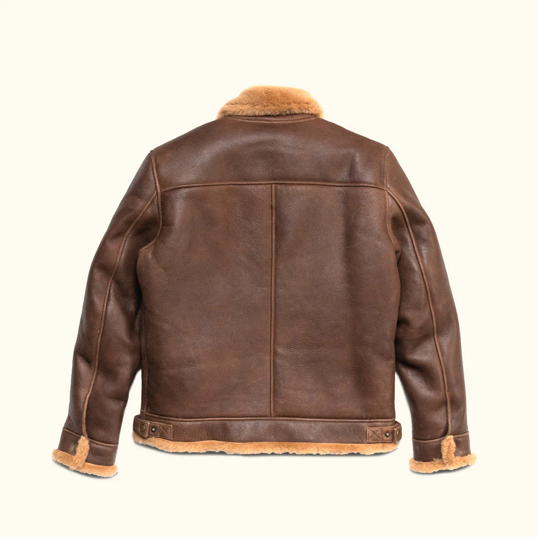 mens sheepskin shearling jacket