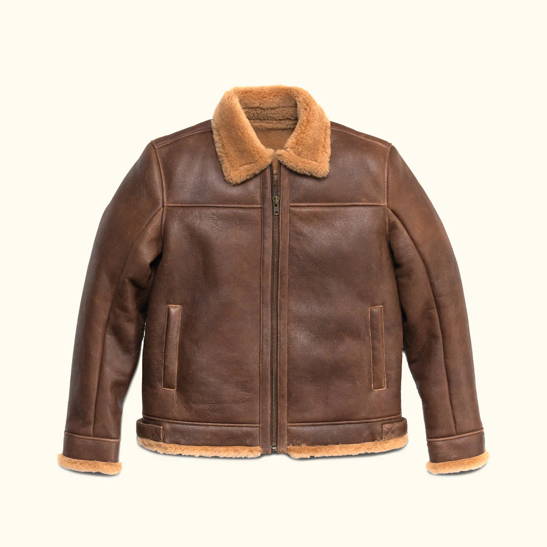 mens sheepskin shearling jacket