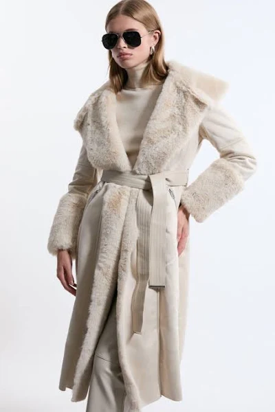 mock sheepskin coats