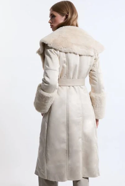 mock sheepskin coats