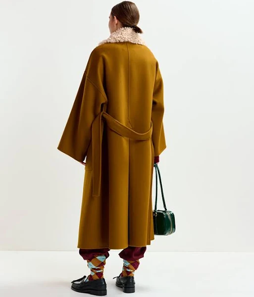 New look sheepskin coat