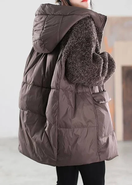 oversized sheepskin coat