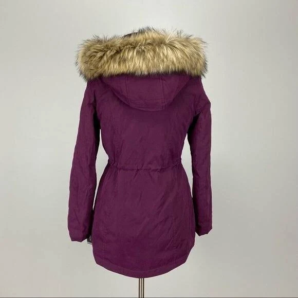 Purple Sheepskin Coat