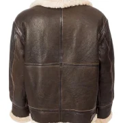 real sheepskin aviator jacket