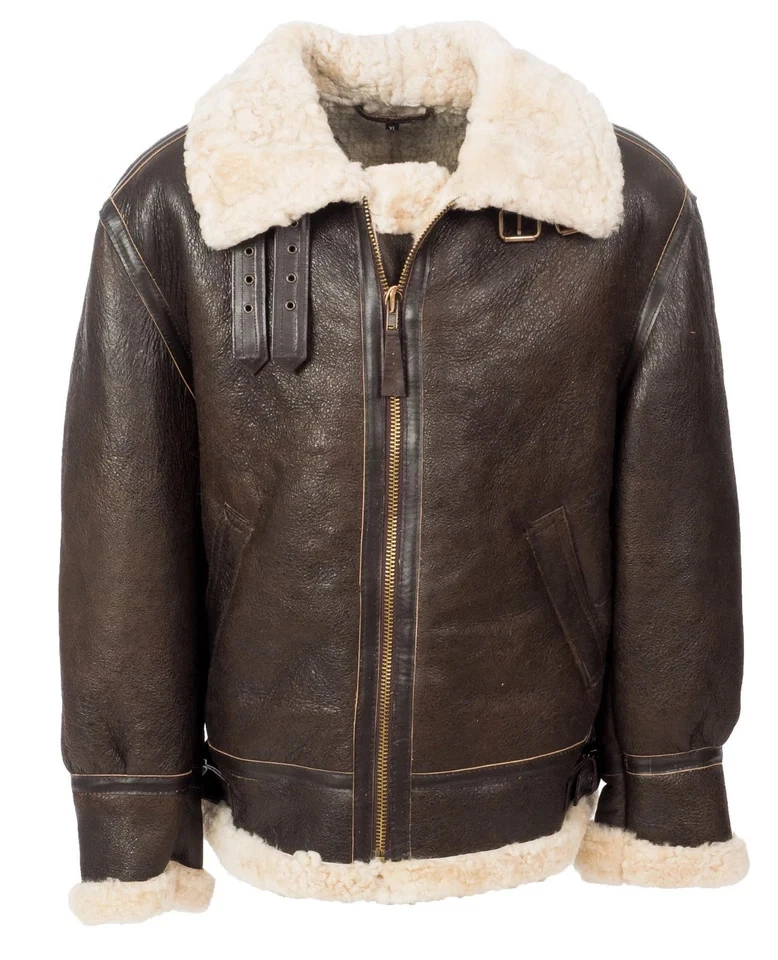 Real Sheepskin Aviator Jacket