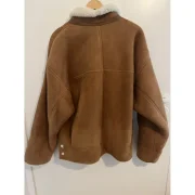 sandro sheepskin jacket