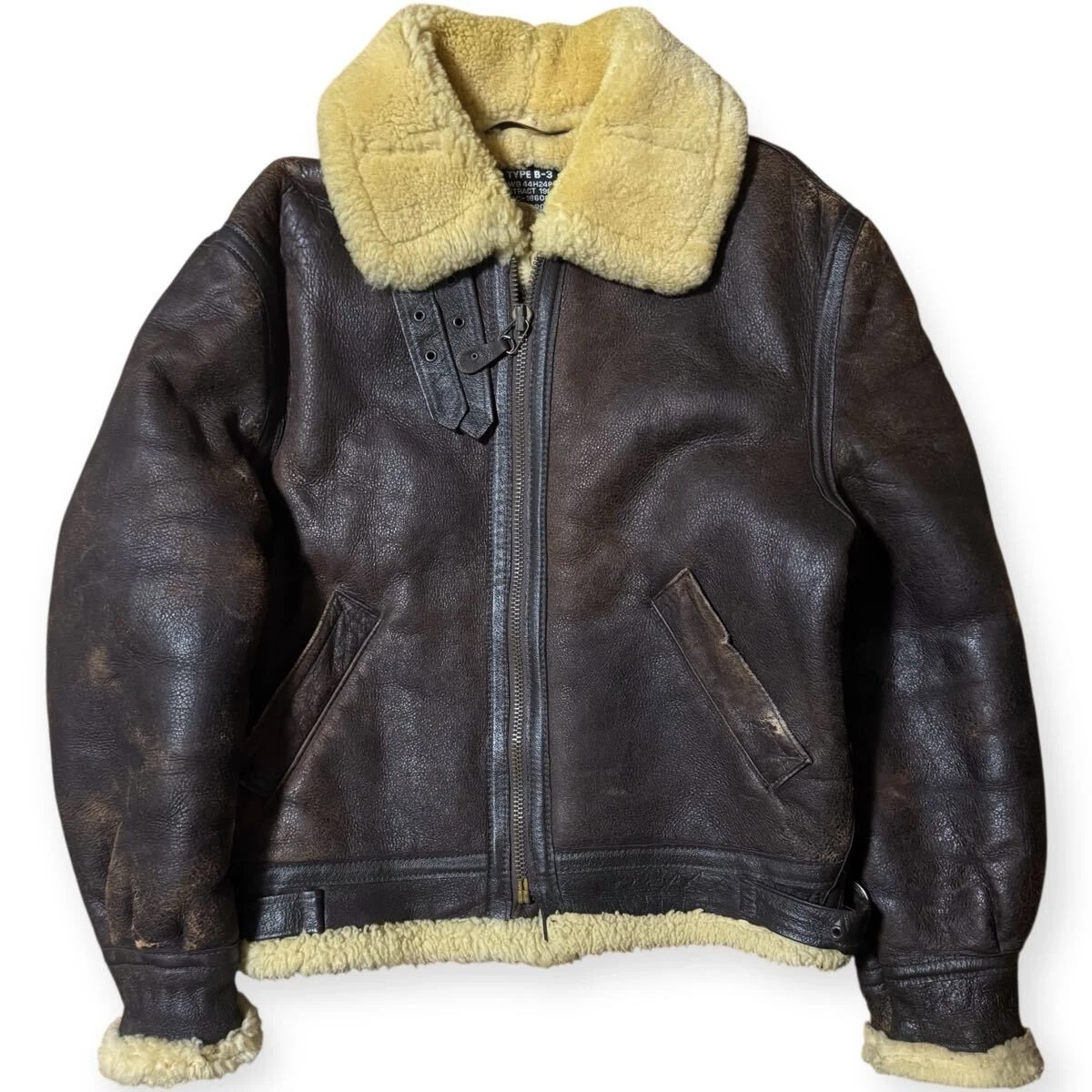Schott Sheepskin Bomber Jacket