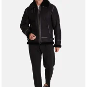 shearling aviator jacket mens
