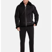 shearling aviator jacket mens