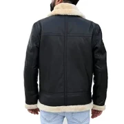 sheepskin b-3 bomber jacket