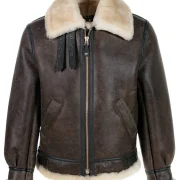 sheepskin bomber jacket for sale