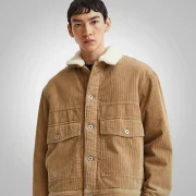 sheepskin corduroy jacket