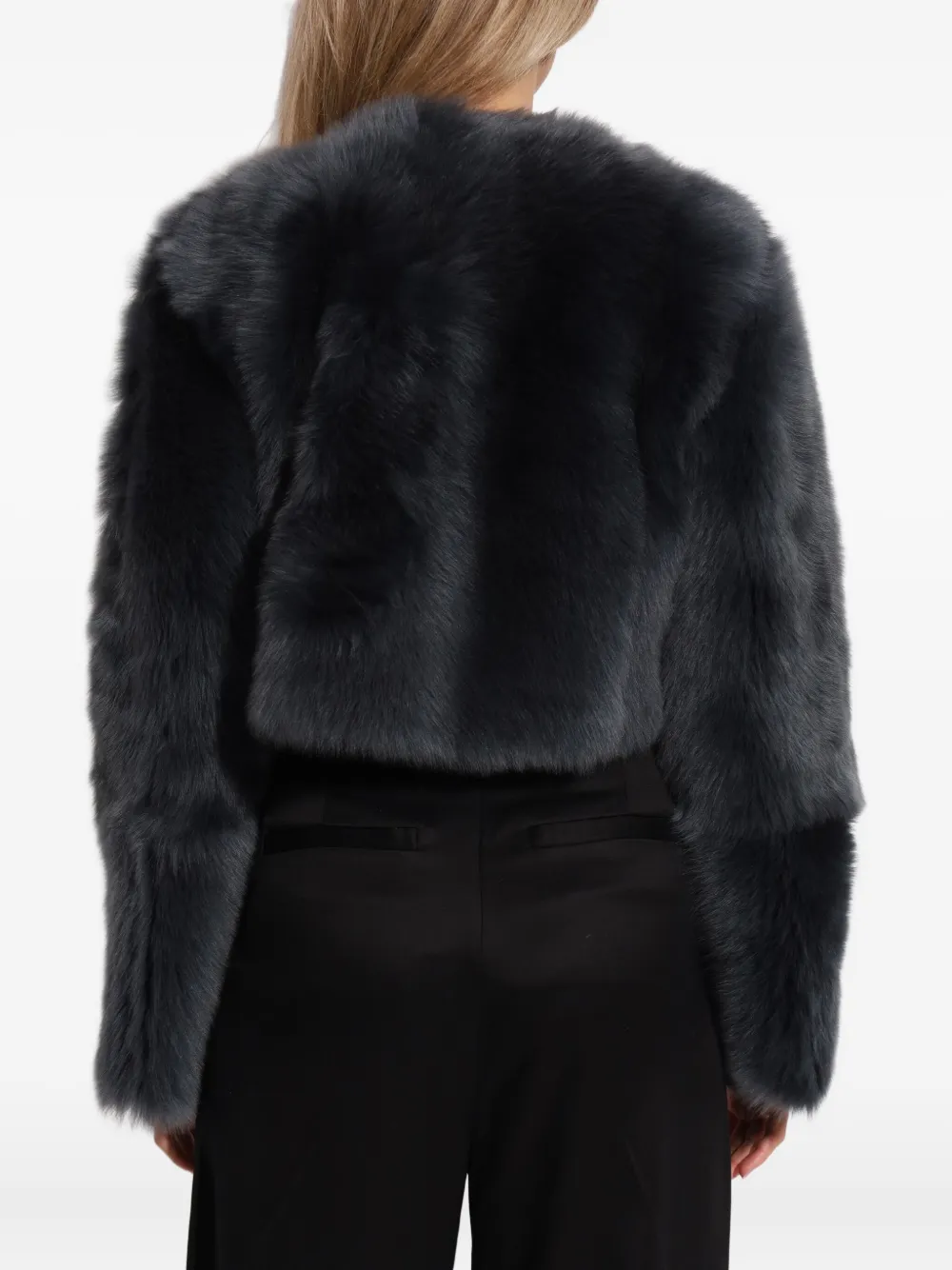 Sheepskin Cropped Jacket