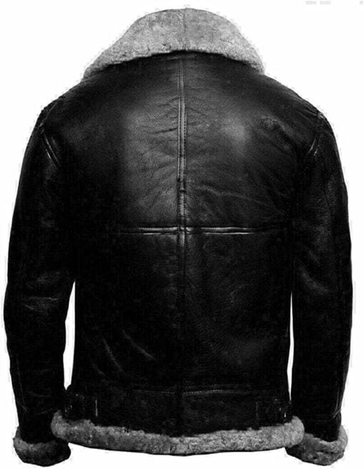 Sheepskin Lined Bomber Jacket