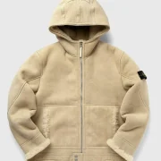 stone island sheepskin leather jacket