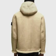 stone island sheepskin leather jacket