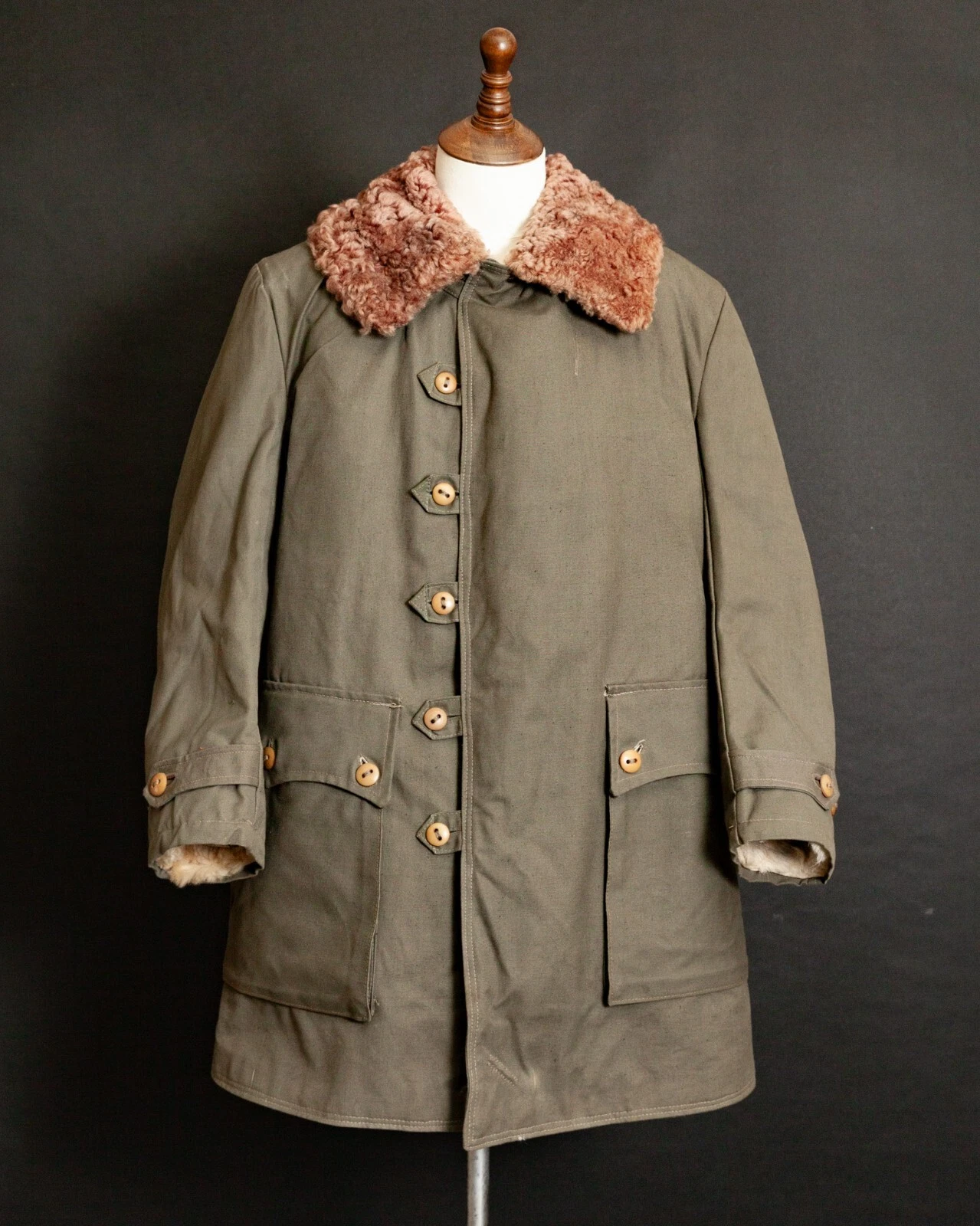 Swedish Army Coat Sheepskin