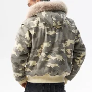 Camo Sheepskin Jacket