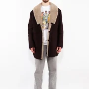 Cappuccino Merino Shearling Sheepskin Coat