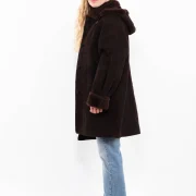 Coat Sheepskin Hoodie
