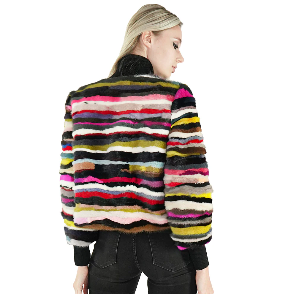 Colorful Sheepskin Jacket
