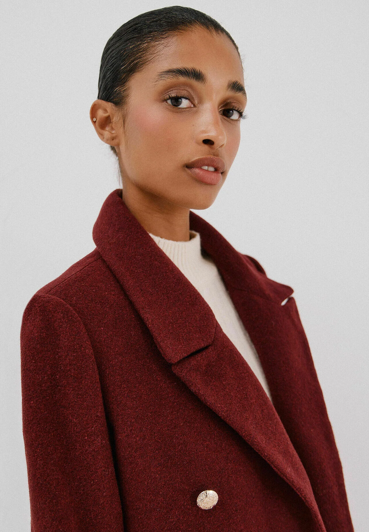 Cortefiel Sheepskin Coat