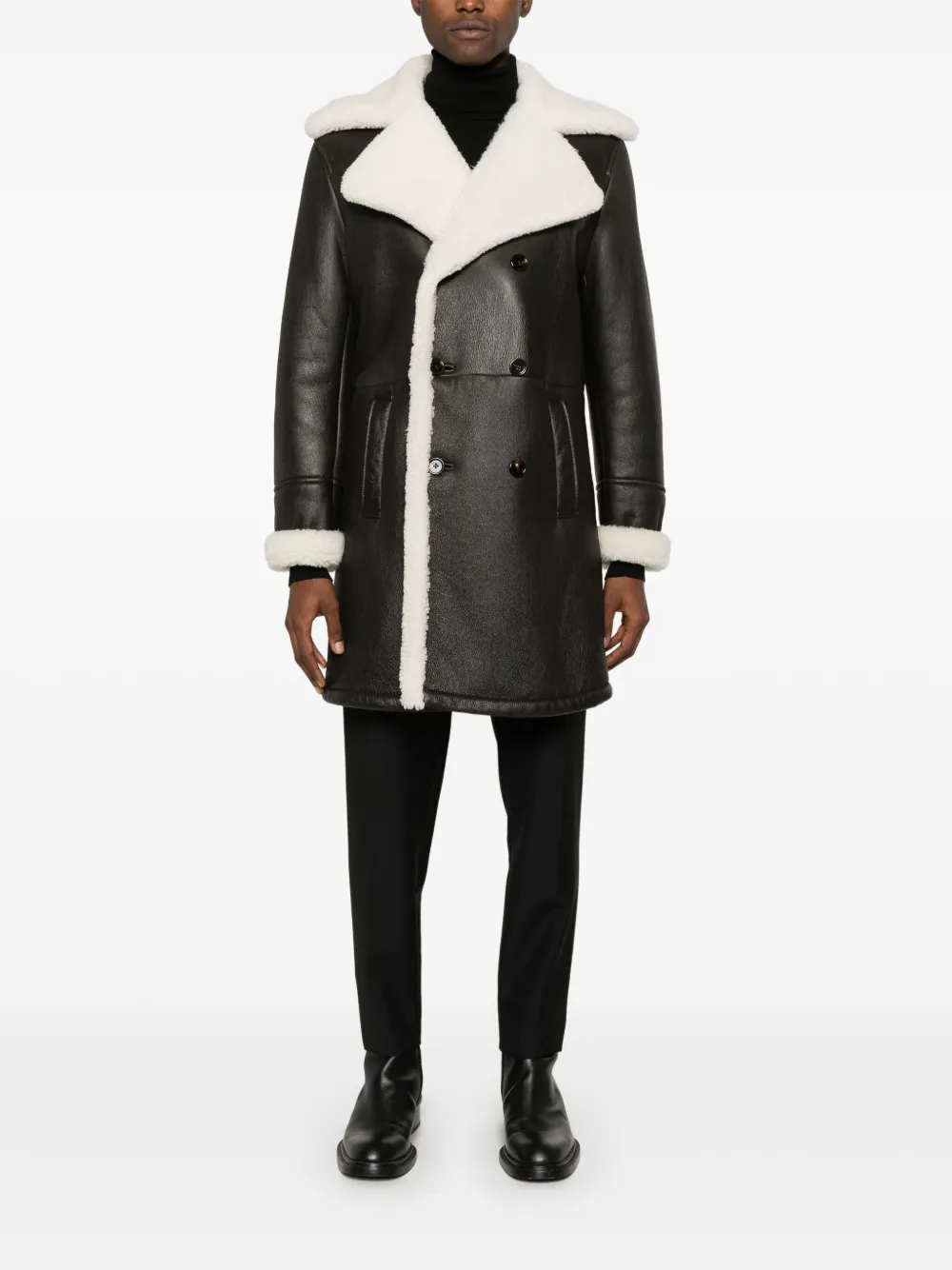 Dolce & Gabbana Mens Sheepskin Coat