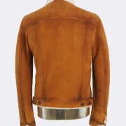 Dsquared2 Mens Coat Khaki With Sheepskin Collar