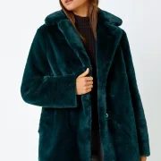 Emerald Sheepskin Coat