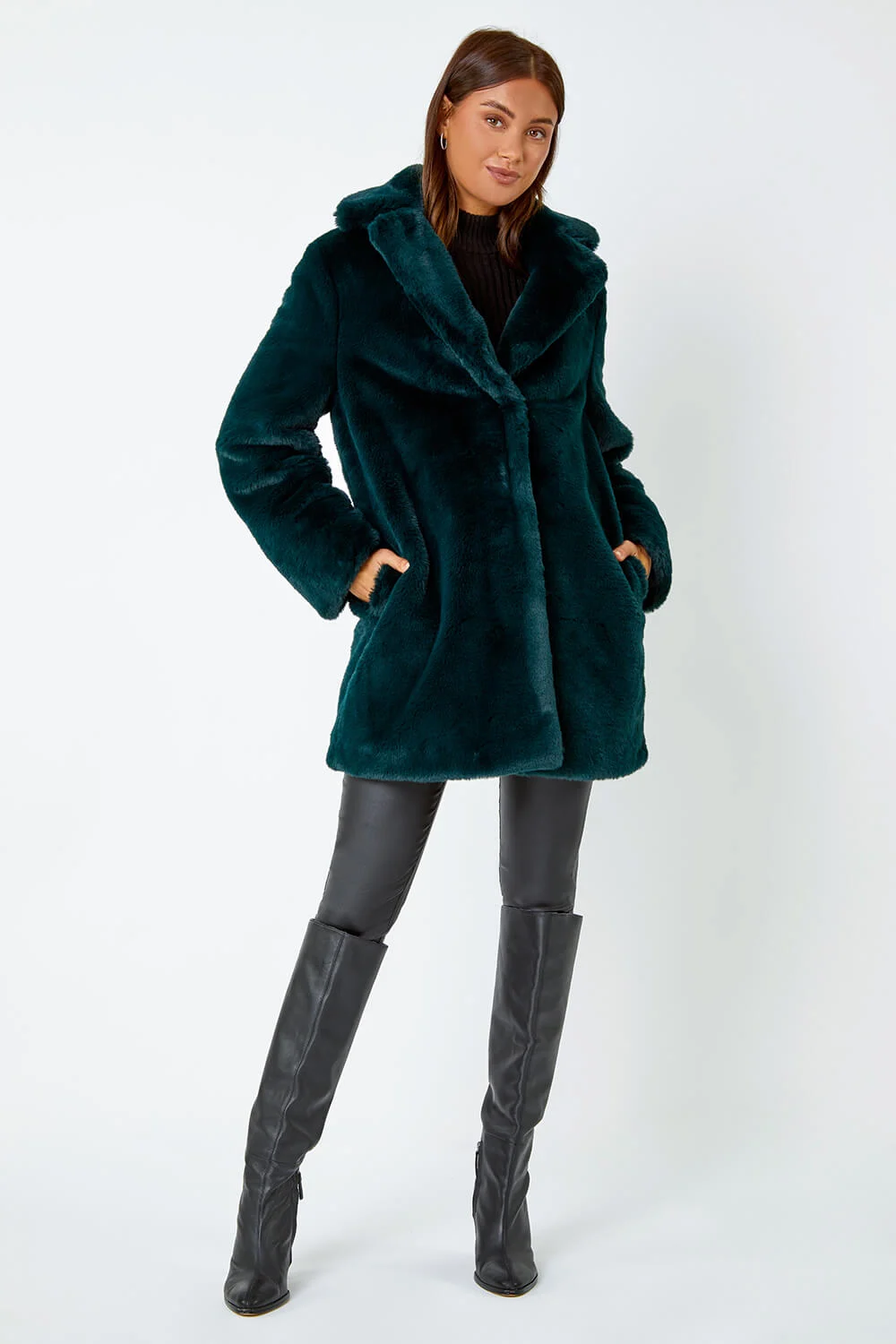 Emerald Sheepskin Coat