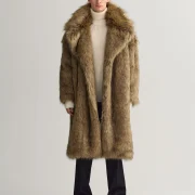 Faux Mens Sheepskin Coat