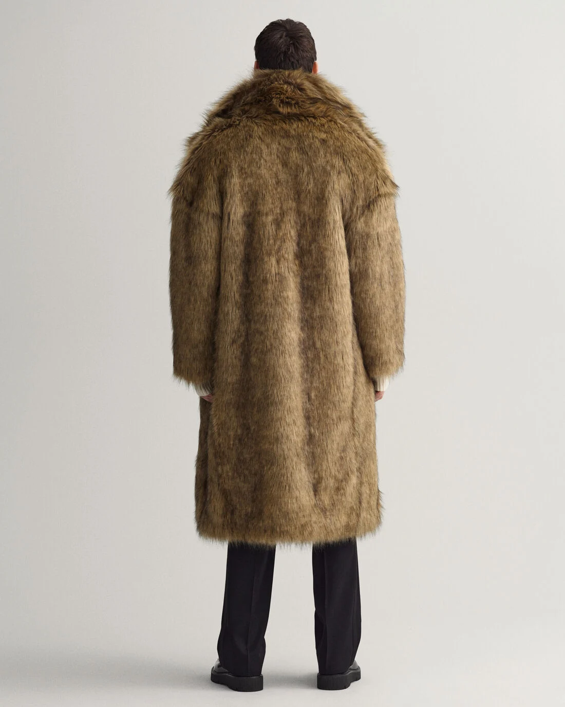 Faux Mens Sheepskin Coat
