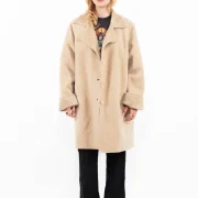 Faux Sheepskin Coat Asos